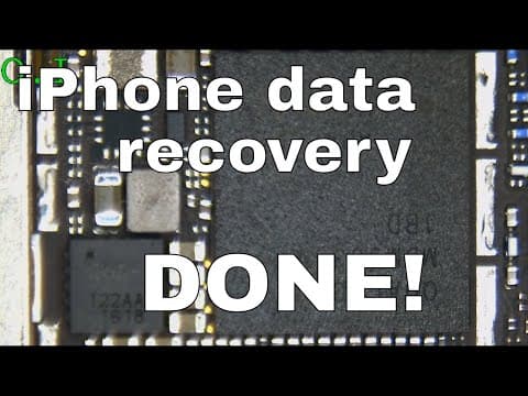 iPhone Water Damage Data Recovery